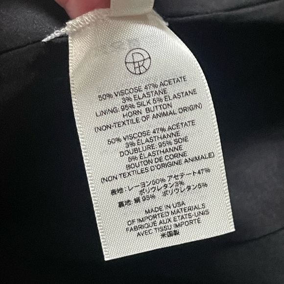 THE ROW Olsen Twins Single-Breasted Two Button Jacket Blazer Longline Sz 2 - Picture 8 of 10